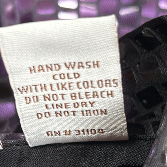 Kim Rogers purple and black sequin jacket. Excellent condition. Size 1X - Picture 14 of 14